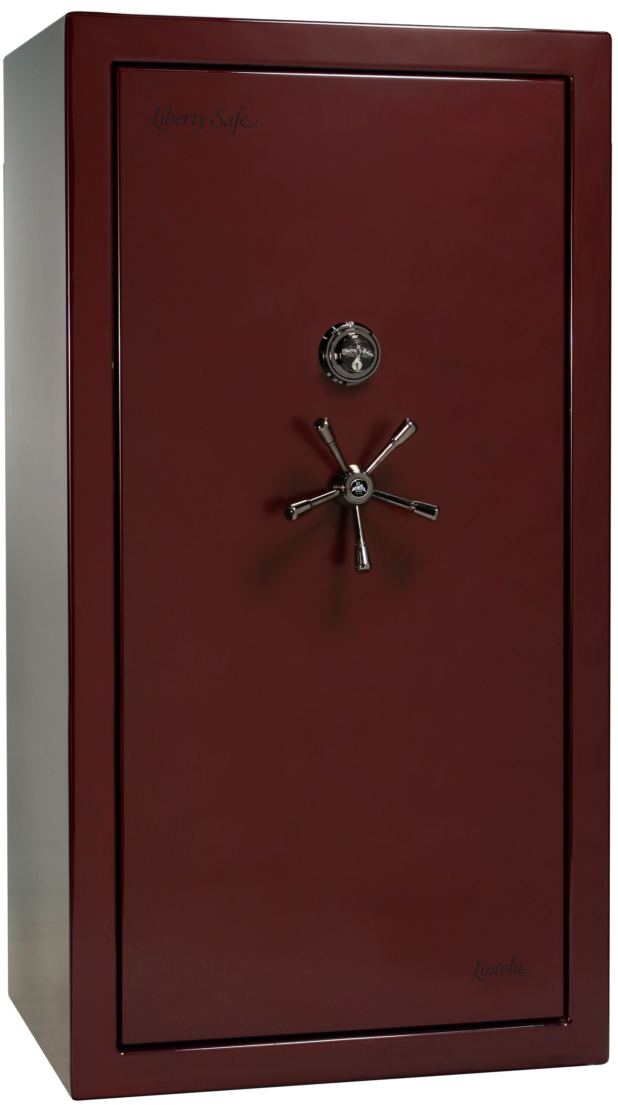LX-Sig-40-Burgundy Marble-BC-ML-5 Spoke-Closed