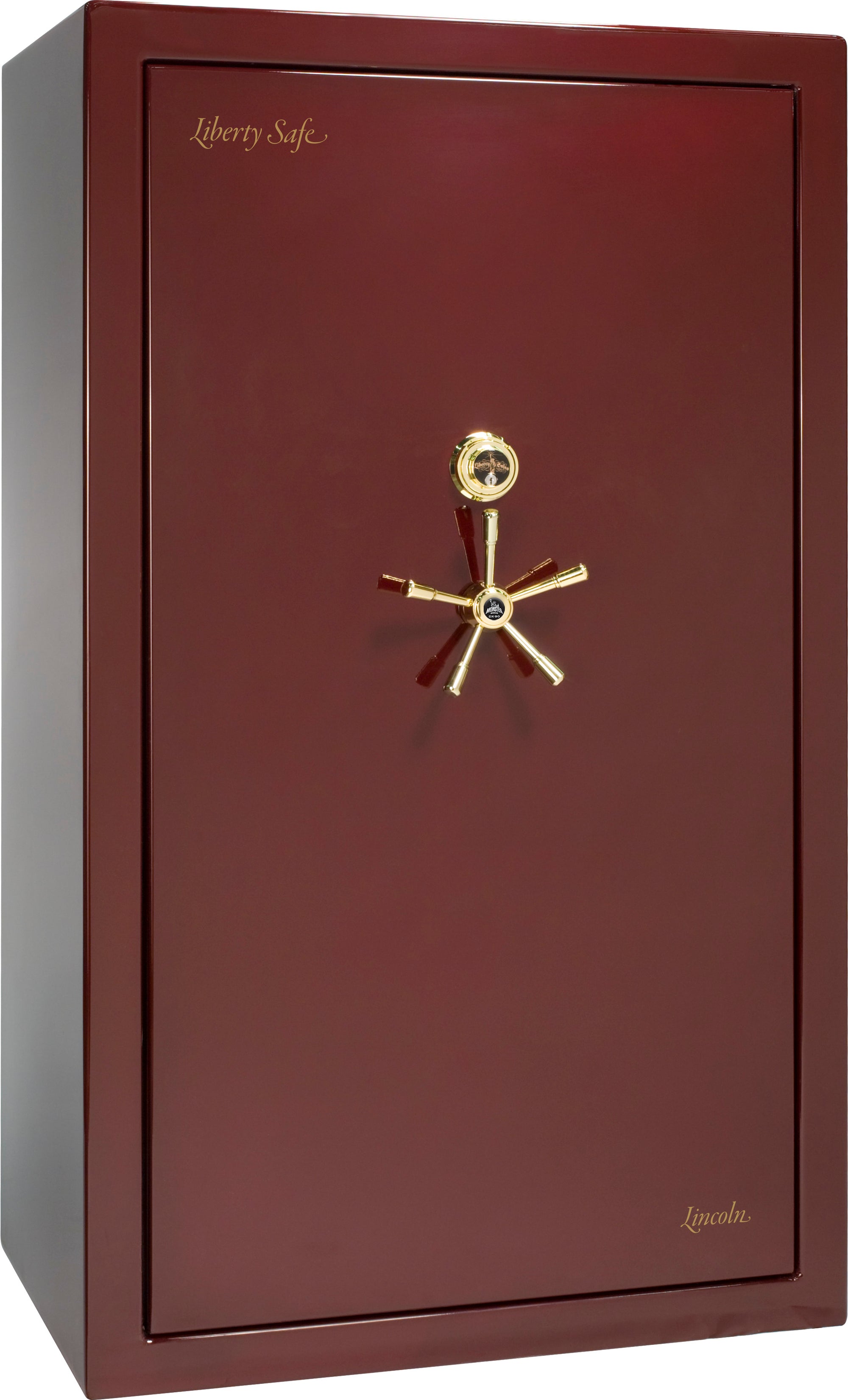 LX-Sig-50-Burgundy Marble-BR-ML-5 Spoke-Closed