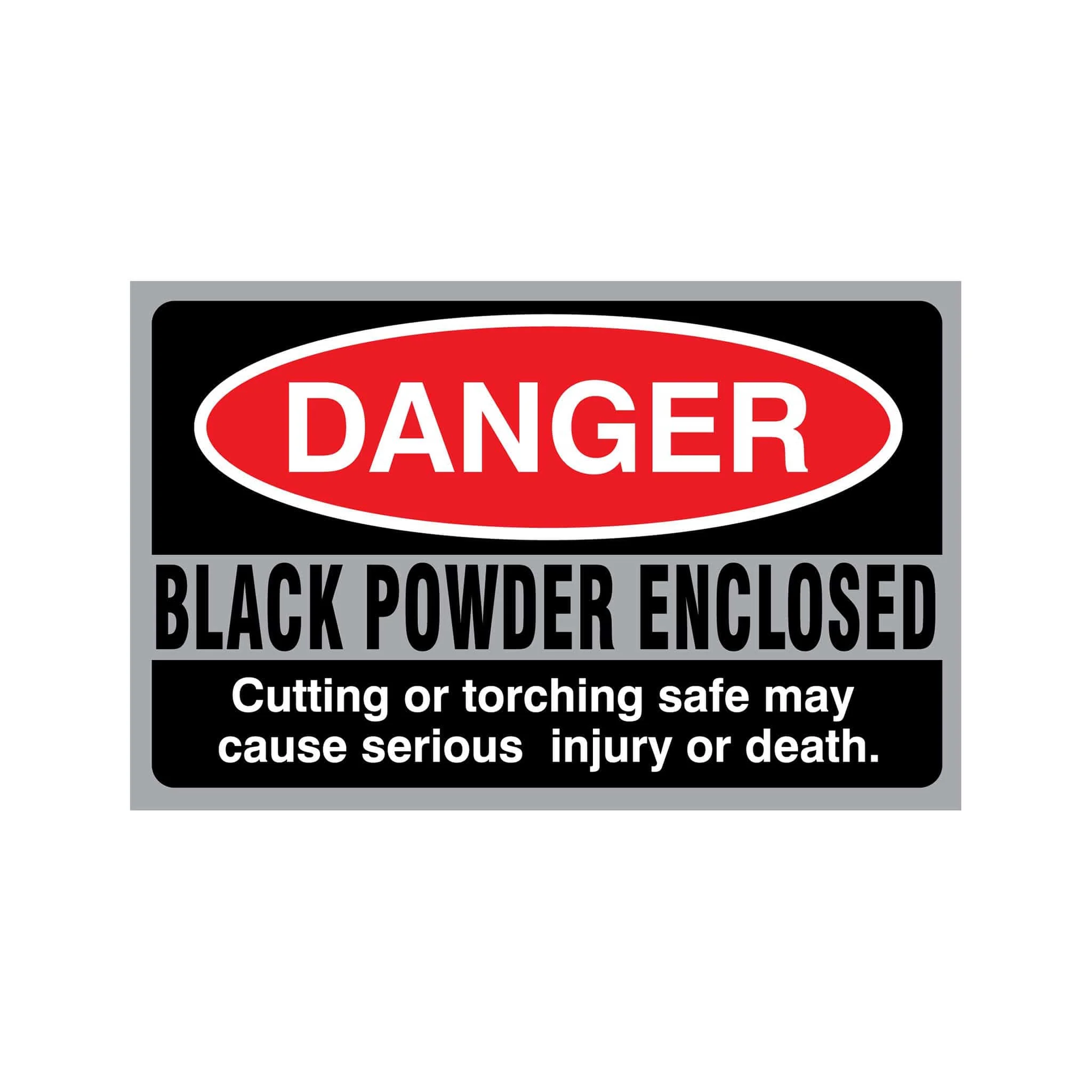 Accessory | Sticker | Danger - Black Powder Enclosed