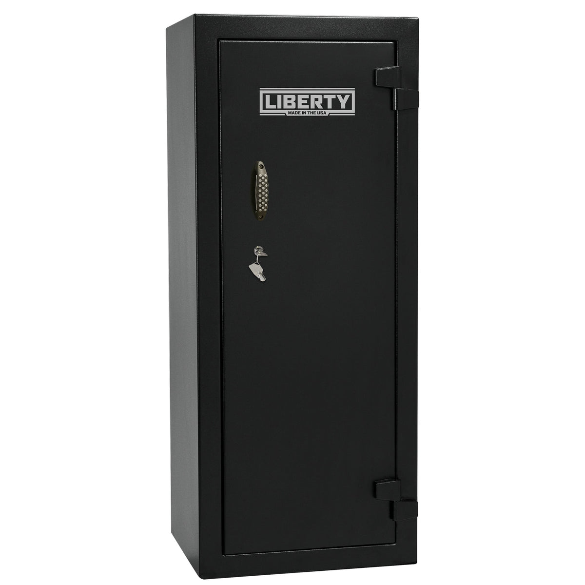 Ammo Cabinet 13 |  Dimensions: 59”(H) x 24”(W) x 16”(D) | 2 (Expandable to 4) Long Guns | Black - closed