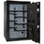 Colonial Series | Level 4 Security | 75 Minute Fire Protection | 30 PRO FLEX | DIMENSIONS: 60.5"(H) X 36"(W) X 22"(D*) | Black Gloss | Electronic Lock - Open