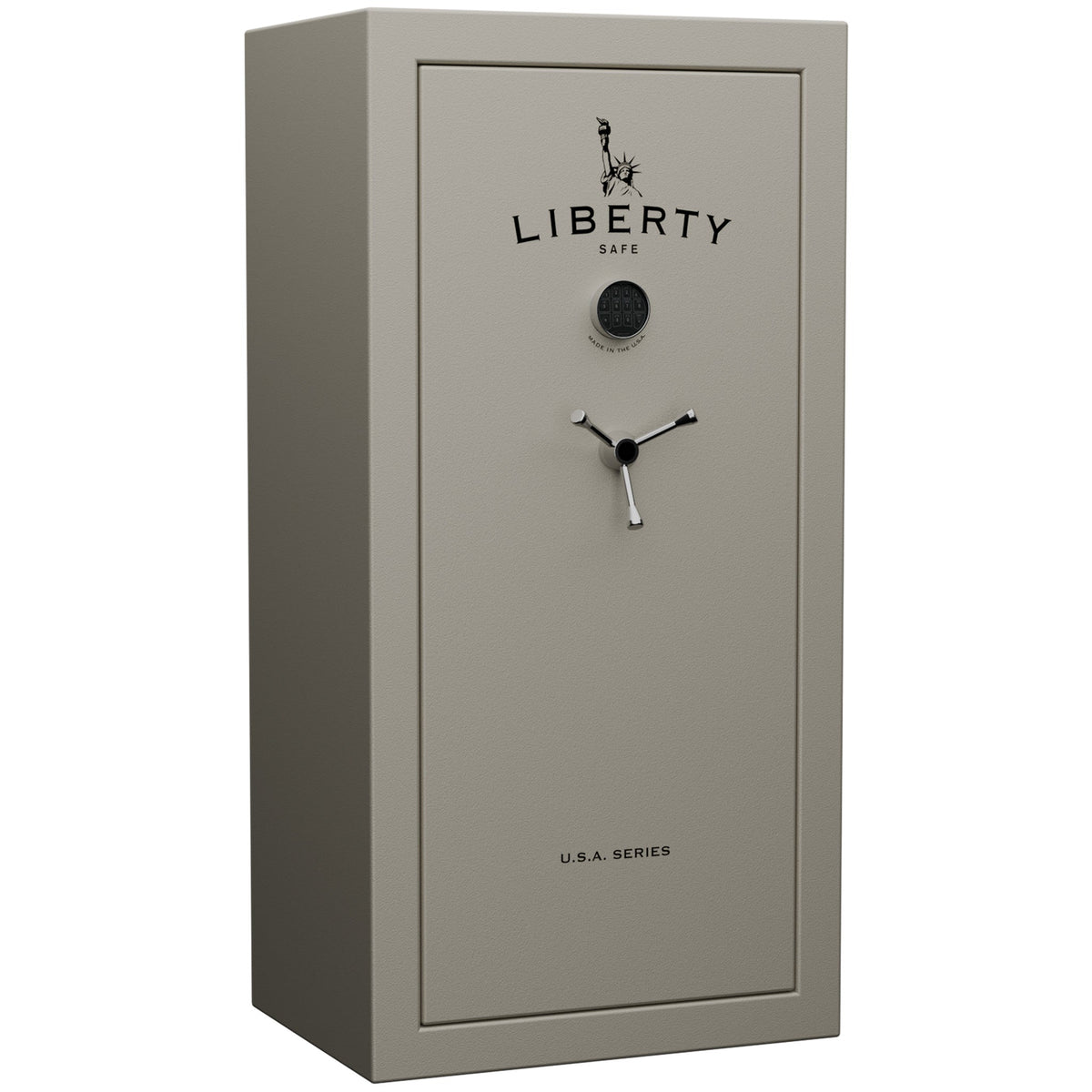 USA Series | Level 3 Security | 60 Minute Fire Rating | 30 | Dimensions: 60.5&quot;(H) x 30&quot;(W) x 22&quot;(D) | Canvas Beige Textured Limited Edition Safe Colors | Electronic Lock - Closed Door