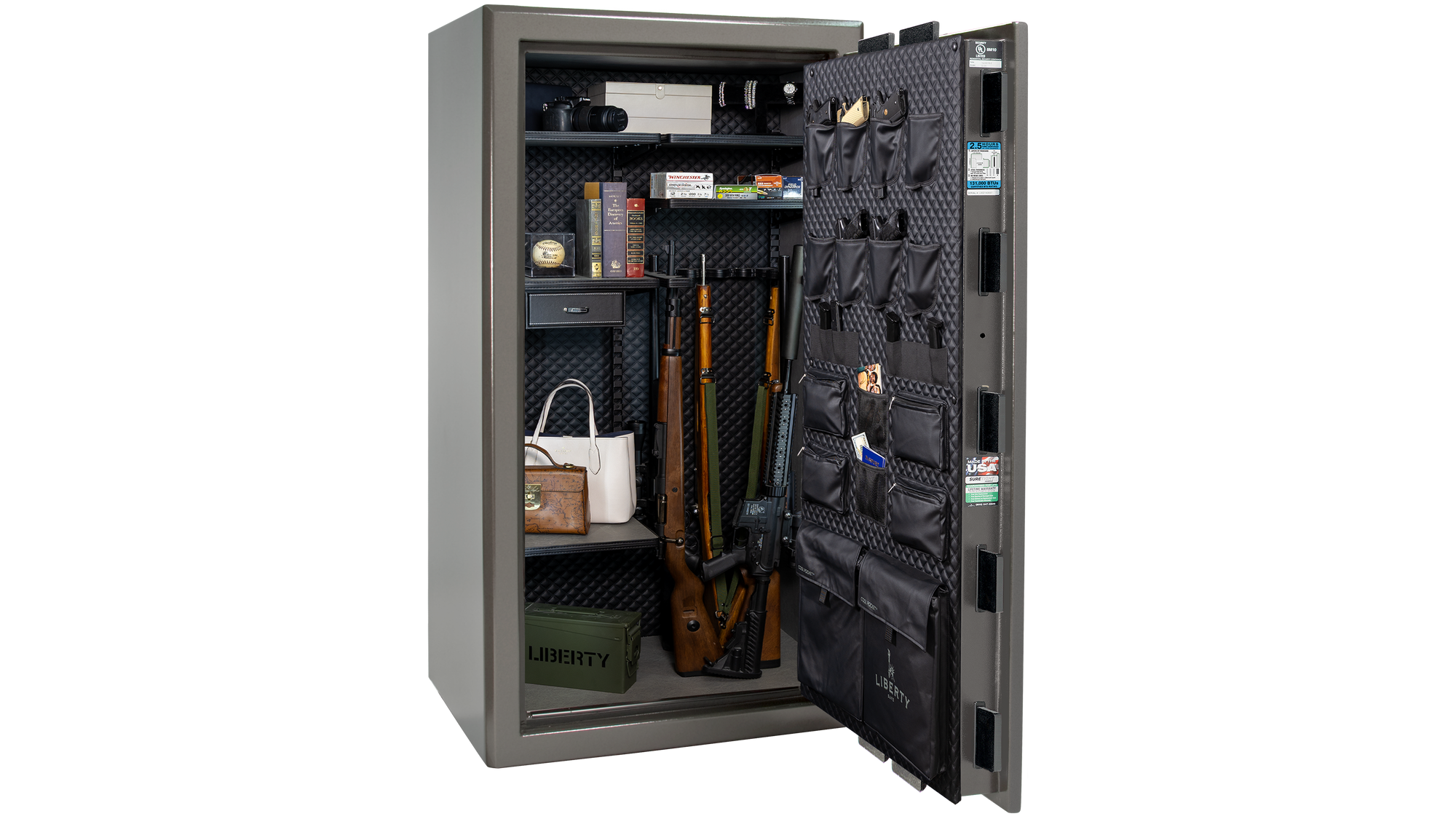 Presidential 40 Gray Gloss - Open Interior