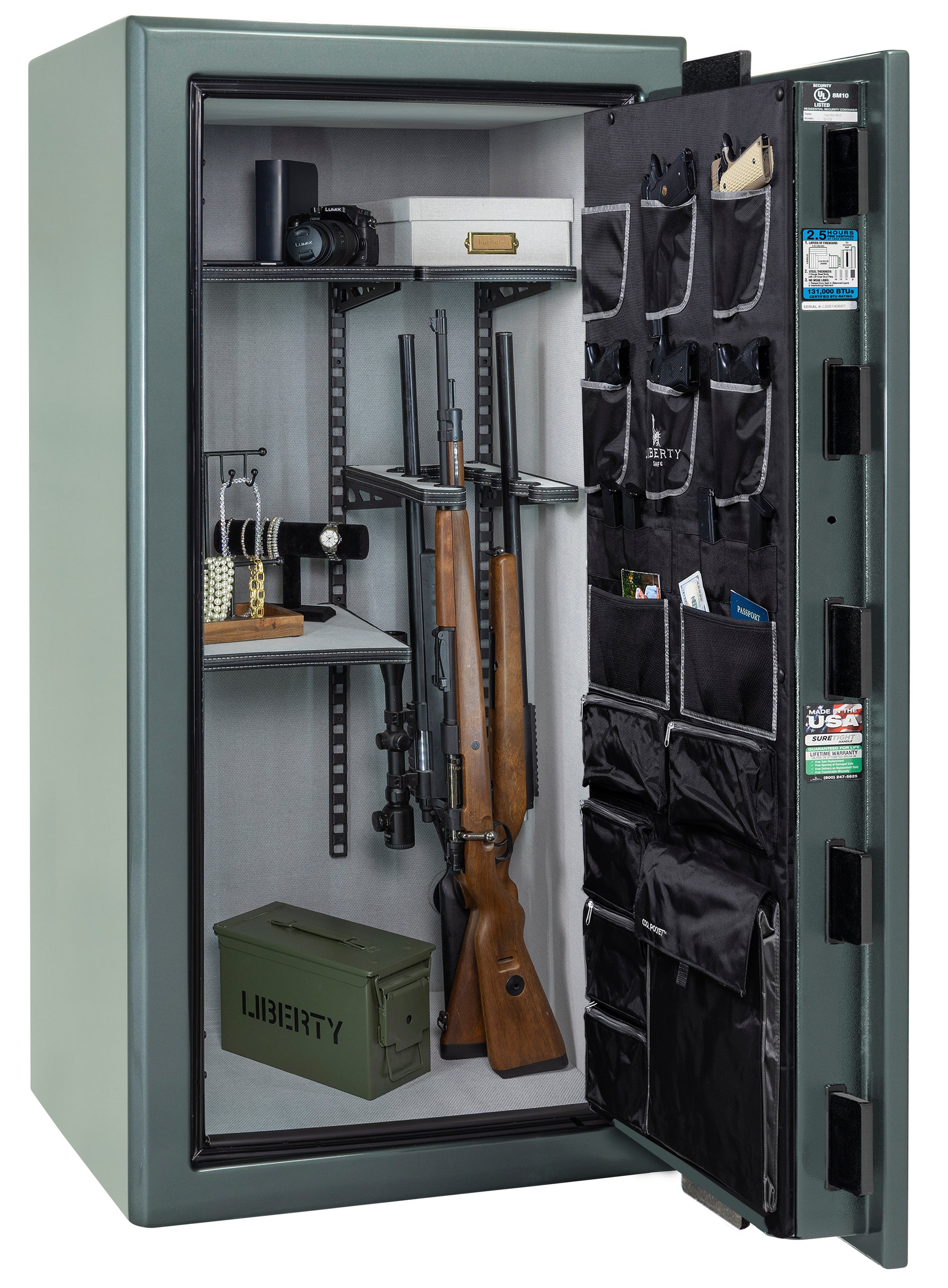 Presidential 25 Forest Mist Gloss - Open Interior
