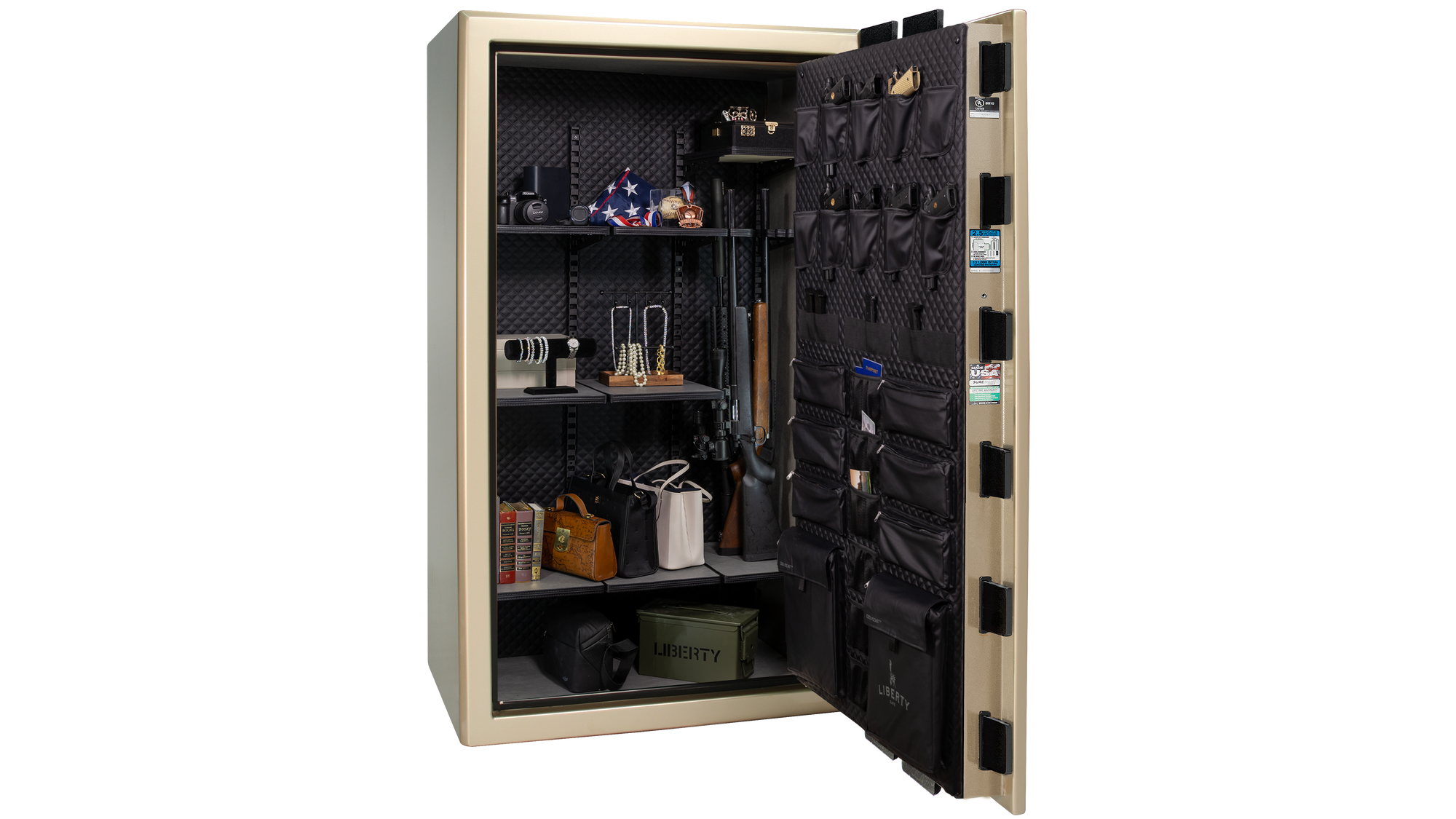 Presidential 50 Champagne Gloss - Open Interior