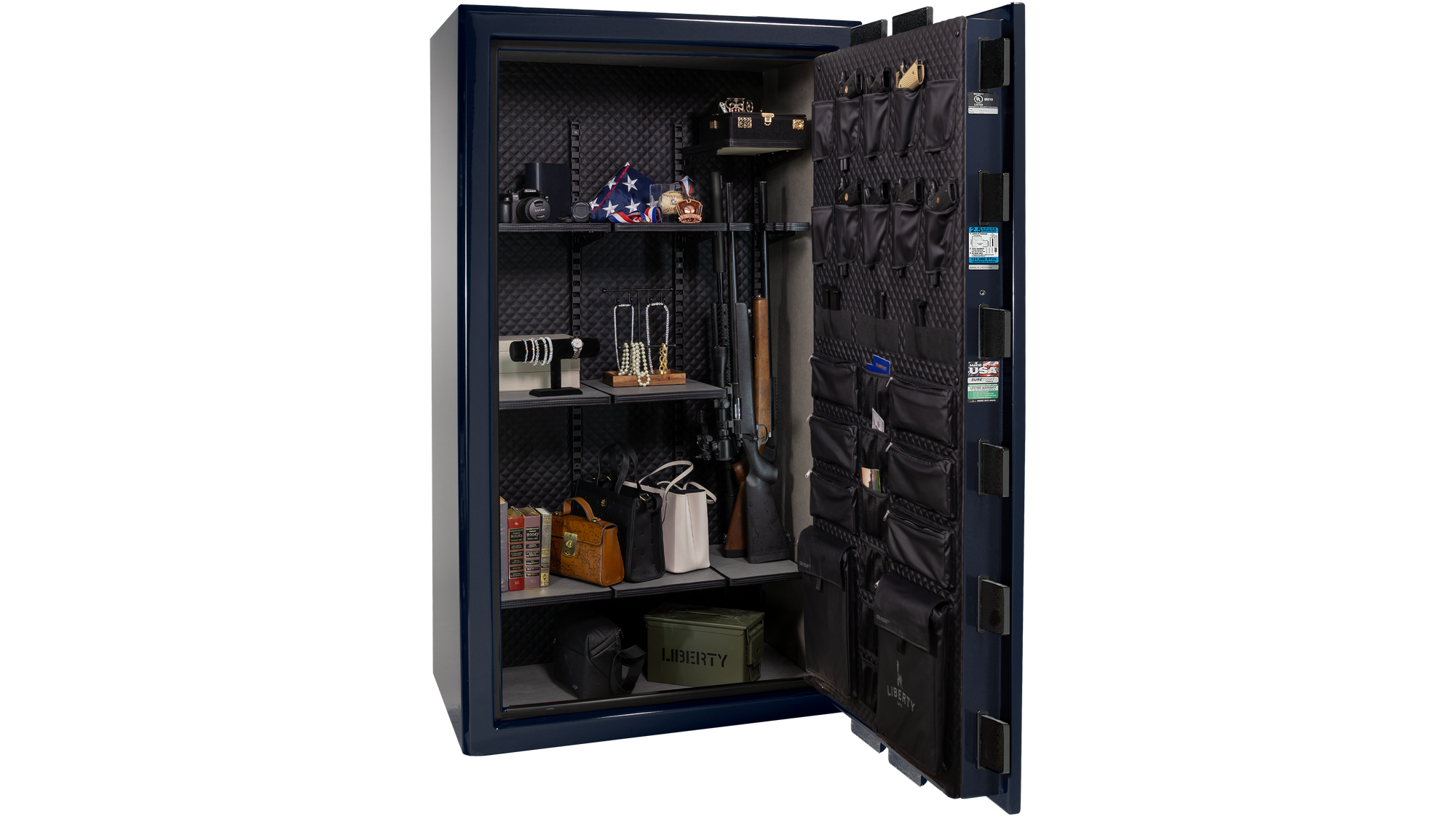 Presidential 50 Blue Gloss - Open Interior