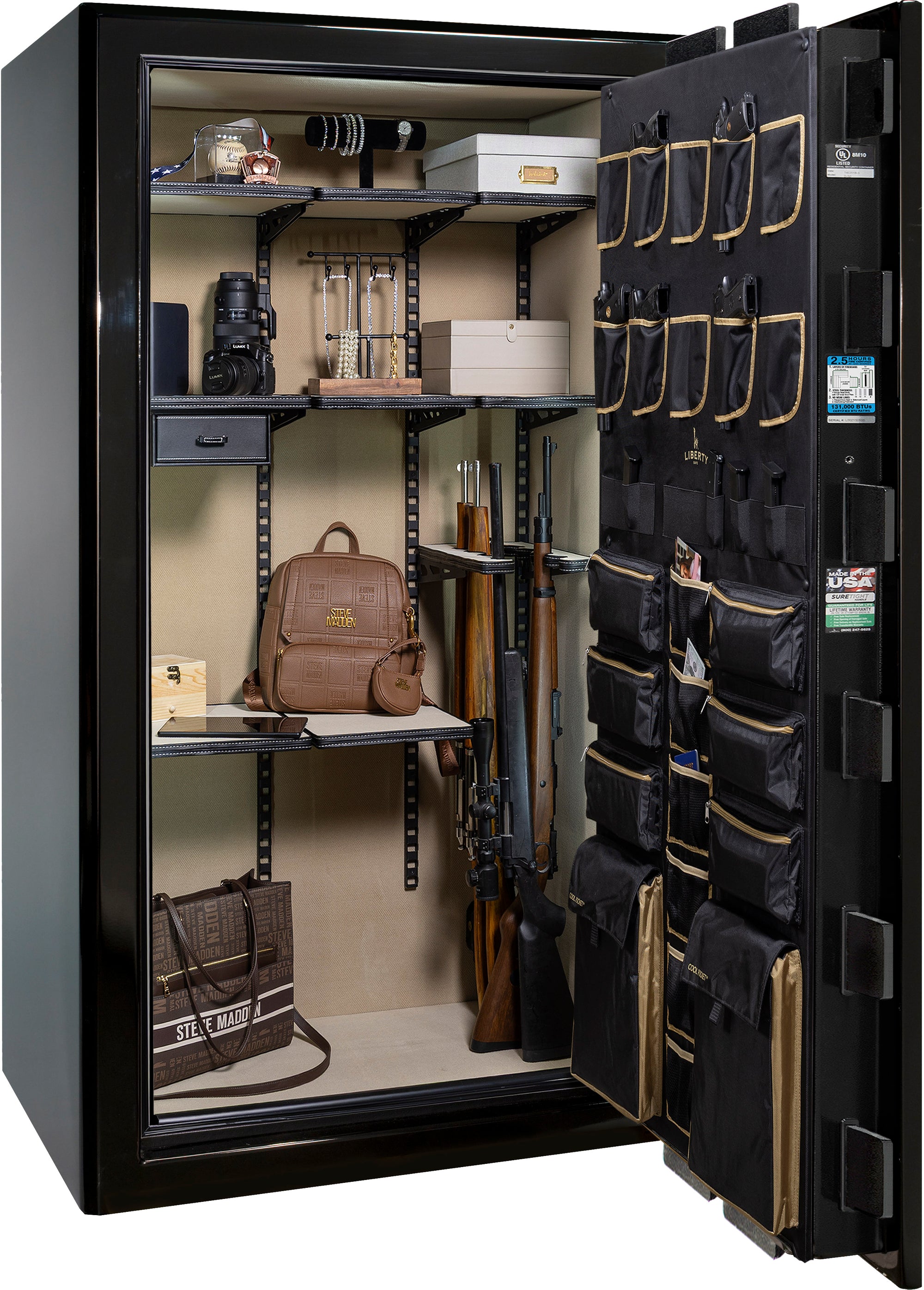 Presidential 50 Black Gloss - Open Interior